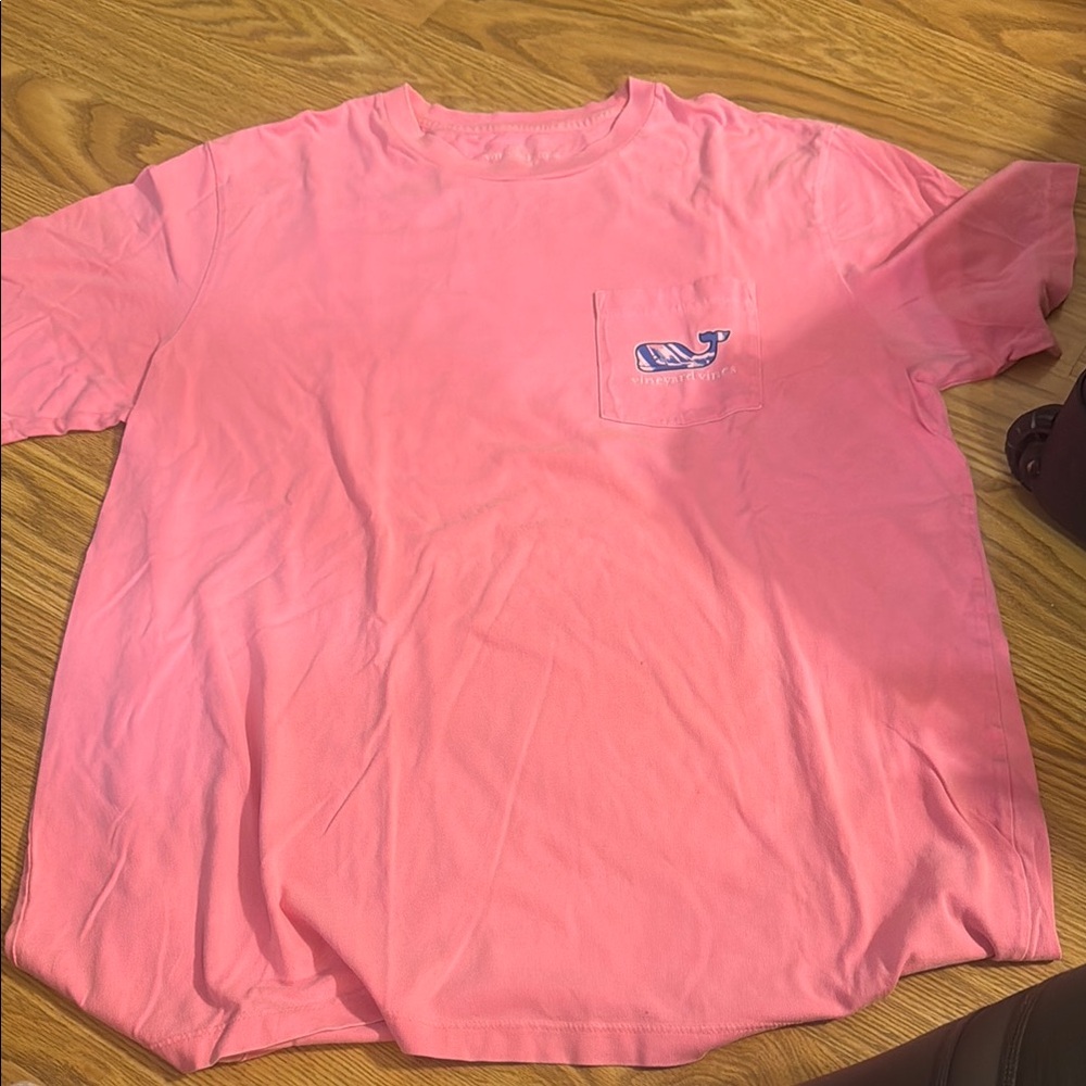 Vineyard Vines Pink Short Sleeve Tee